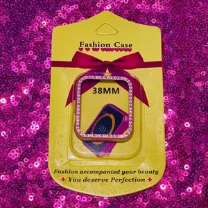 Pink/Rose Gold crystal cover/bumper - Apple Watch